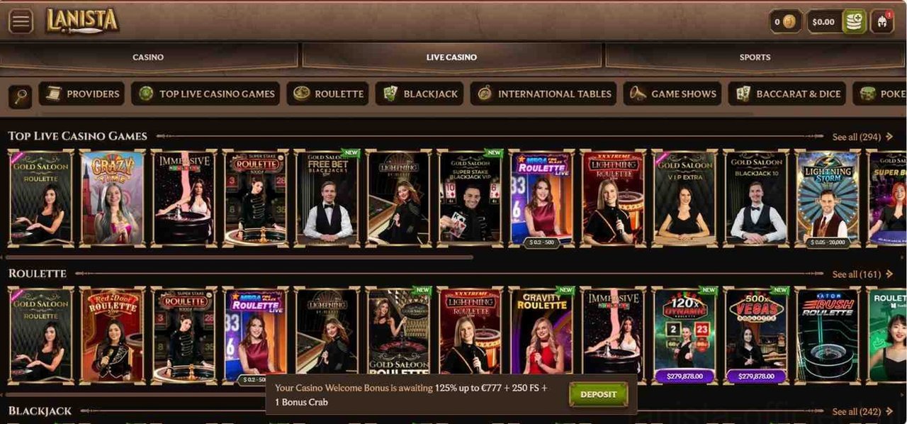 Lanista Casino Casino